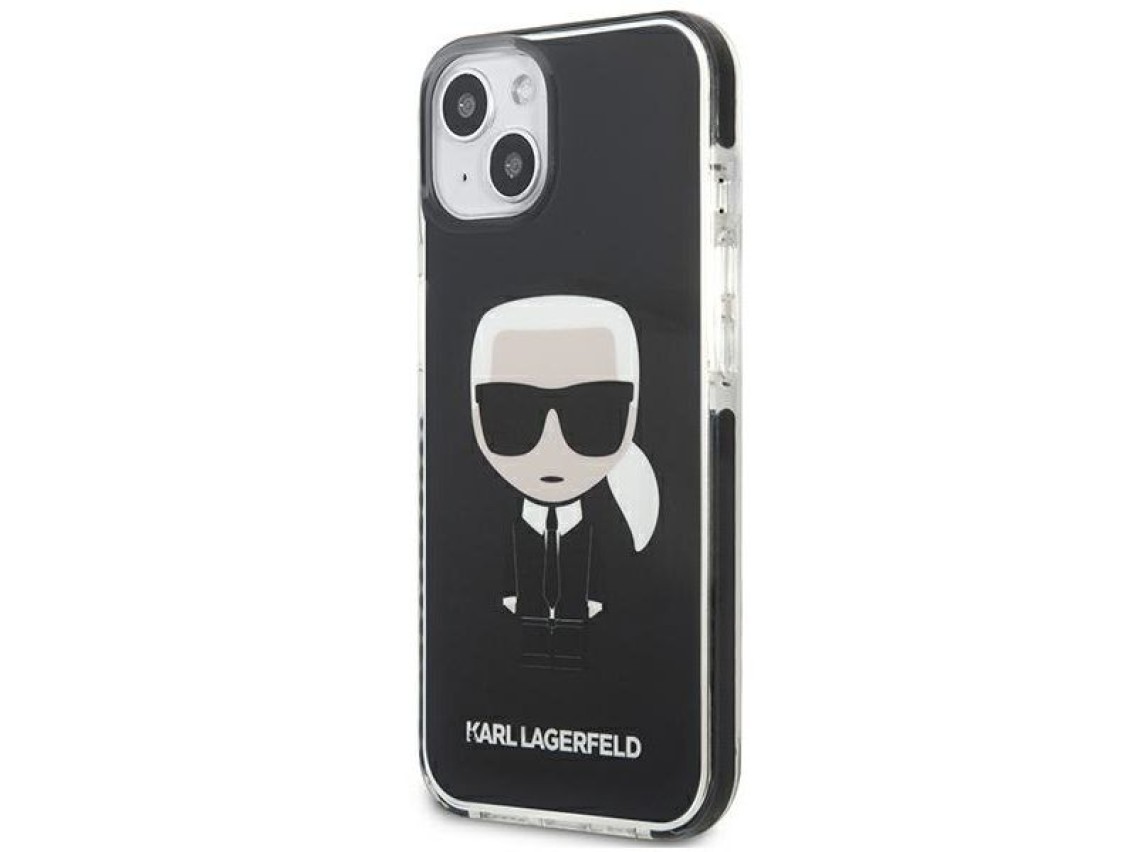 Karl Lagerfeld Iconik Karl Case for iPhone 13 mini - Black