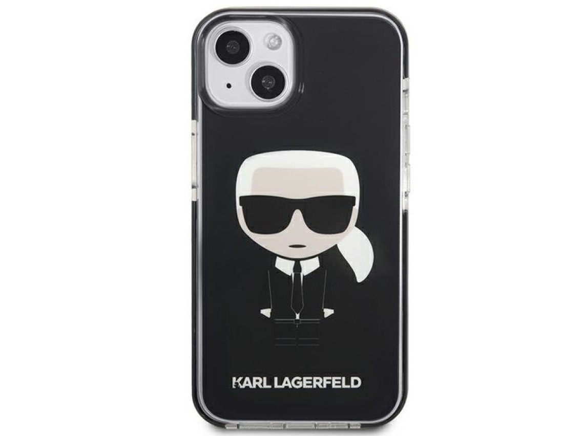 Karl Lagerfeld Iconik Karl Case for iPhone 13 mini - Black