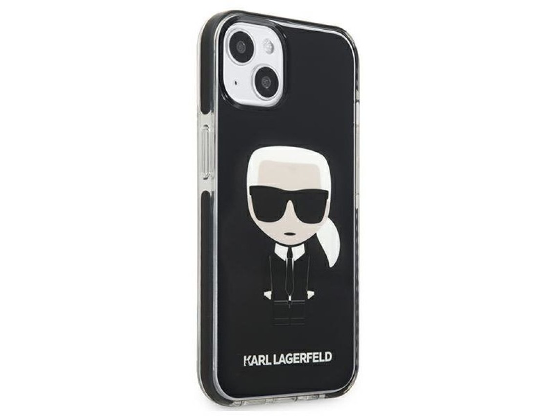 Karl Lagerfeld Iconik Karl Case for iPhone 13 mini - Black