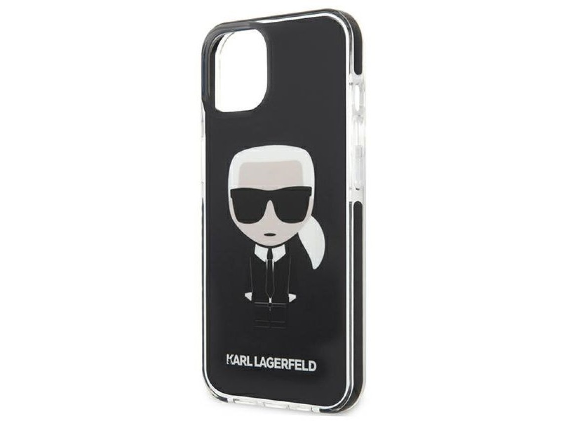 Karl Lagerfeld Iconik Karl Case for iPhone 13 mini - Black