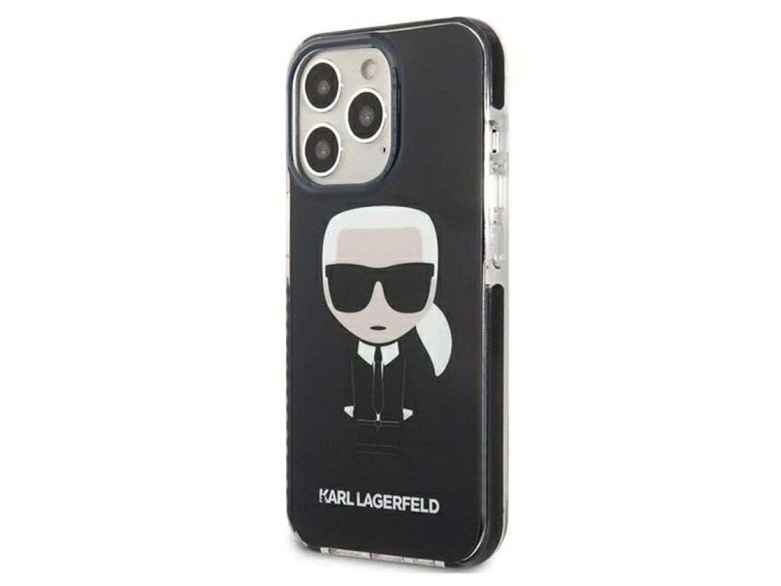 Karl Lagerfeld Iconik Karl Case for iPhone 13 Pro / iPhone 13 - Black