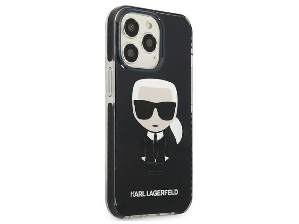 Karl Lagerfeld Iconik Karl Case for iPhone 13 Pro / iPhone 13 - Black