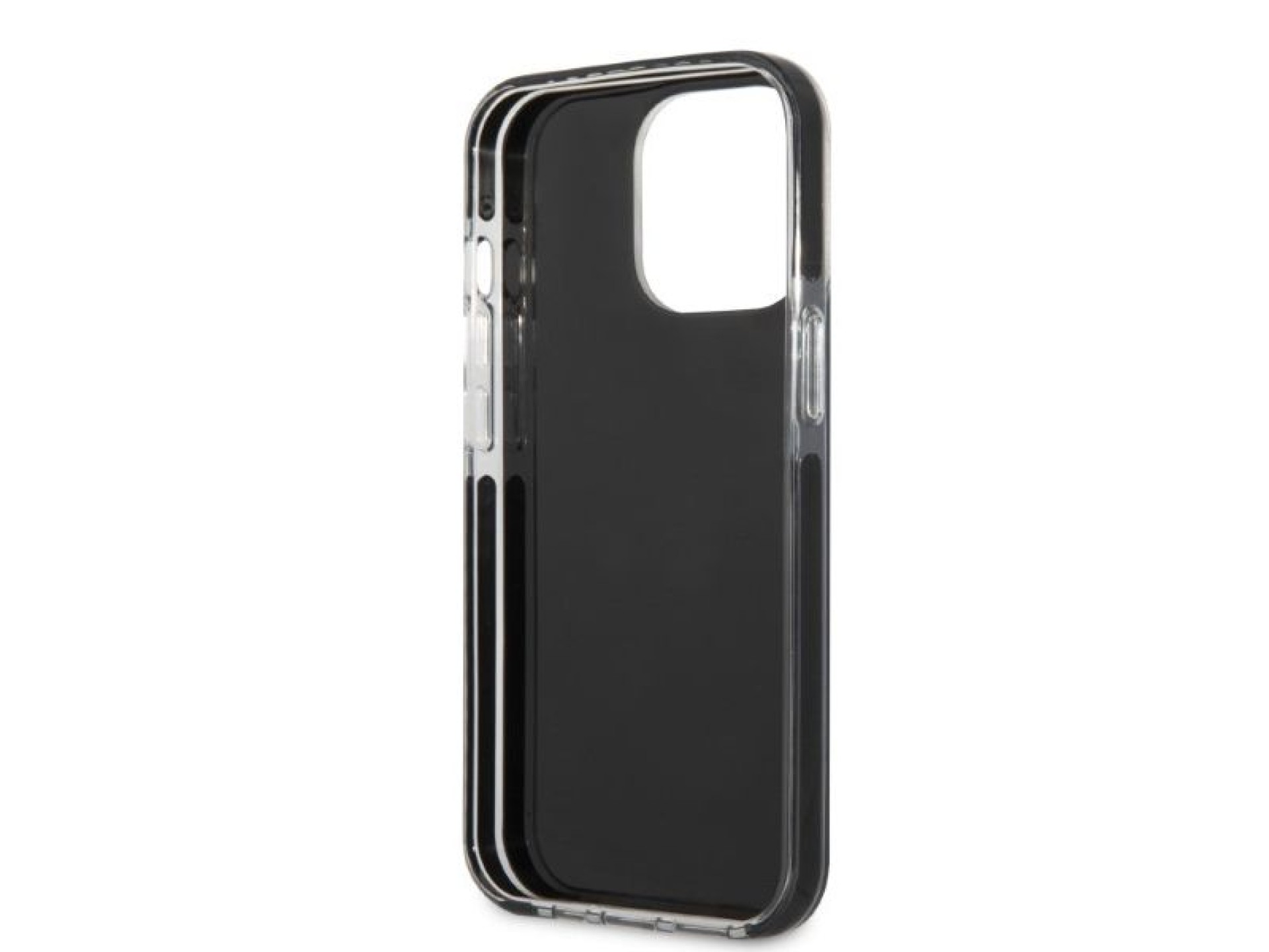 Karl Lagerfeld KLHCP13LTPECK Capa rígida preta/preta para iPhone 13 Pro / 13 de 6,1