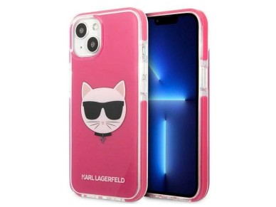 Karl Lagerfeld Choupette Head case for iPhone 13 - fuchsia Karl Lagerfeld Choupette Head case for iPhone 13 - fuchsia
