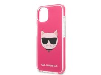 Karl Lagerfeld Choupette Head case for iPhone 13 - fuchsia Karl Lagerfeld Choupette Head case for iPhone 13 - fuchsia