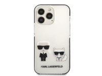 Funda rígida Karl Lagerfeld KLHCP13LTPEKCW para iPhone 13 Pro / 13 de 6,1" blanca/blanca Karl&Choupe Funda rígida Karl Lagerfeld KLHCP13LTPEKCW para iPhone 13 Pro / 13 de 6,1" blanca/blanca Karl&Choupe