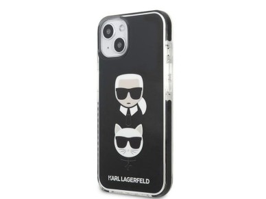 Karl Lagerfeld KLHCP13STPE2TK iPhone 13 mini 5,4 "hardcase black / black Karl & Choupette Head Karl Lagerfeld KLHCP13STPE2TK iPhone 13 mini 5,4 "hardcase black / black Karl & Choupette Head