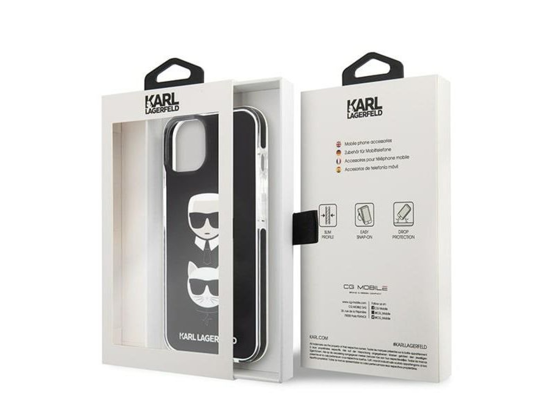 Karl Lagerfeld KLHCP13STPE2TK iPhone 13 mini 5,4