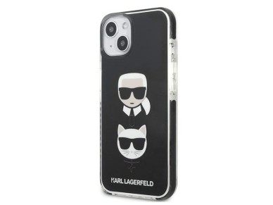 Karl Lagerfeld Karl&Choupette Head Case for iPhone 13 - Black Karl Lagerfeld Karl&Choupette Head Case for iPhone 13 - Black