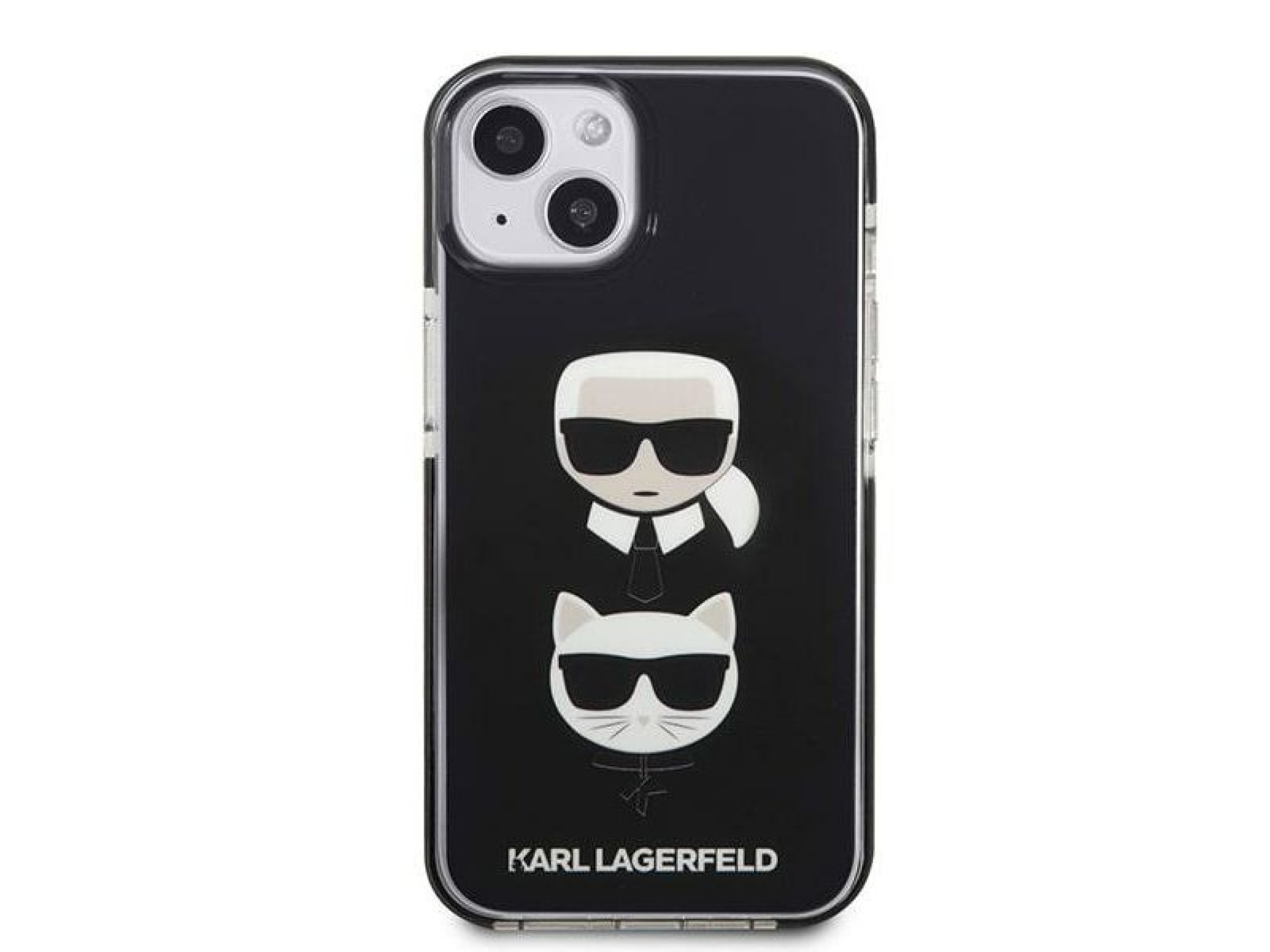 Funda Karl Lagerfeld Karl&Choupette para iPhone 13 - Negra