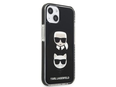 Karl Lagerfeld Karl&Choupette Head Case for iPhone 13 - Black Karl Lagerfeld Karl&Choupette Head Case for iPhone 13 - Black