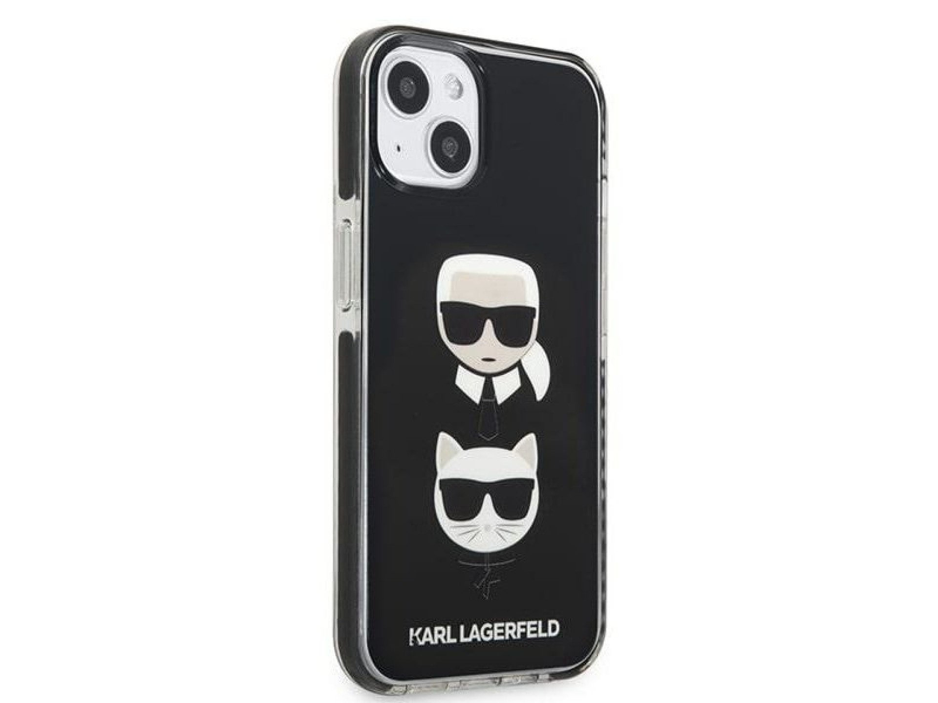 Funda Karl Lagerfeld Karl&Choupette para iPhone 13 - Negra