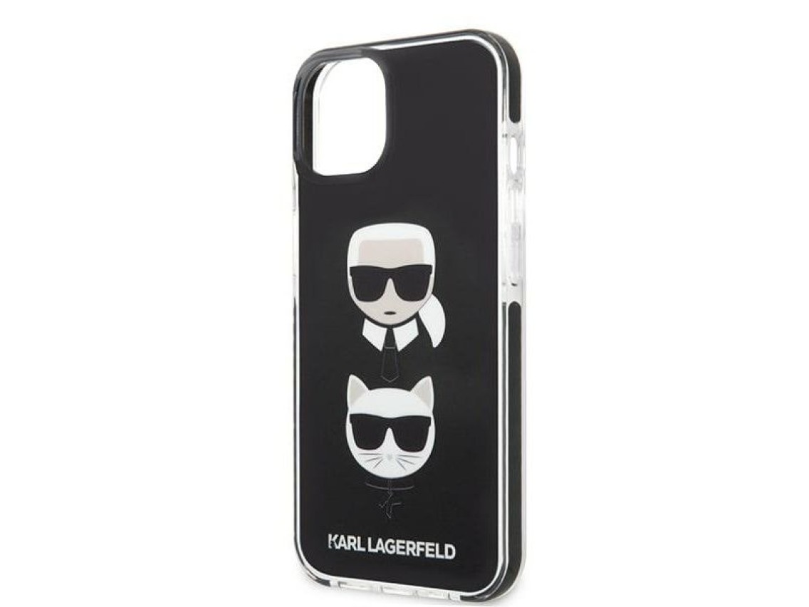 Funda Karl Lagerfeld Karl&Choupette para iPhone 13 - Negra