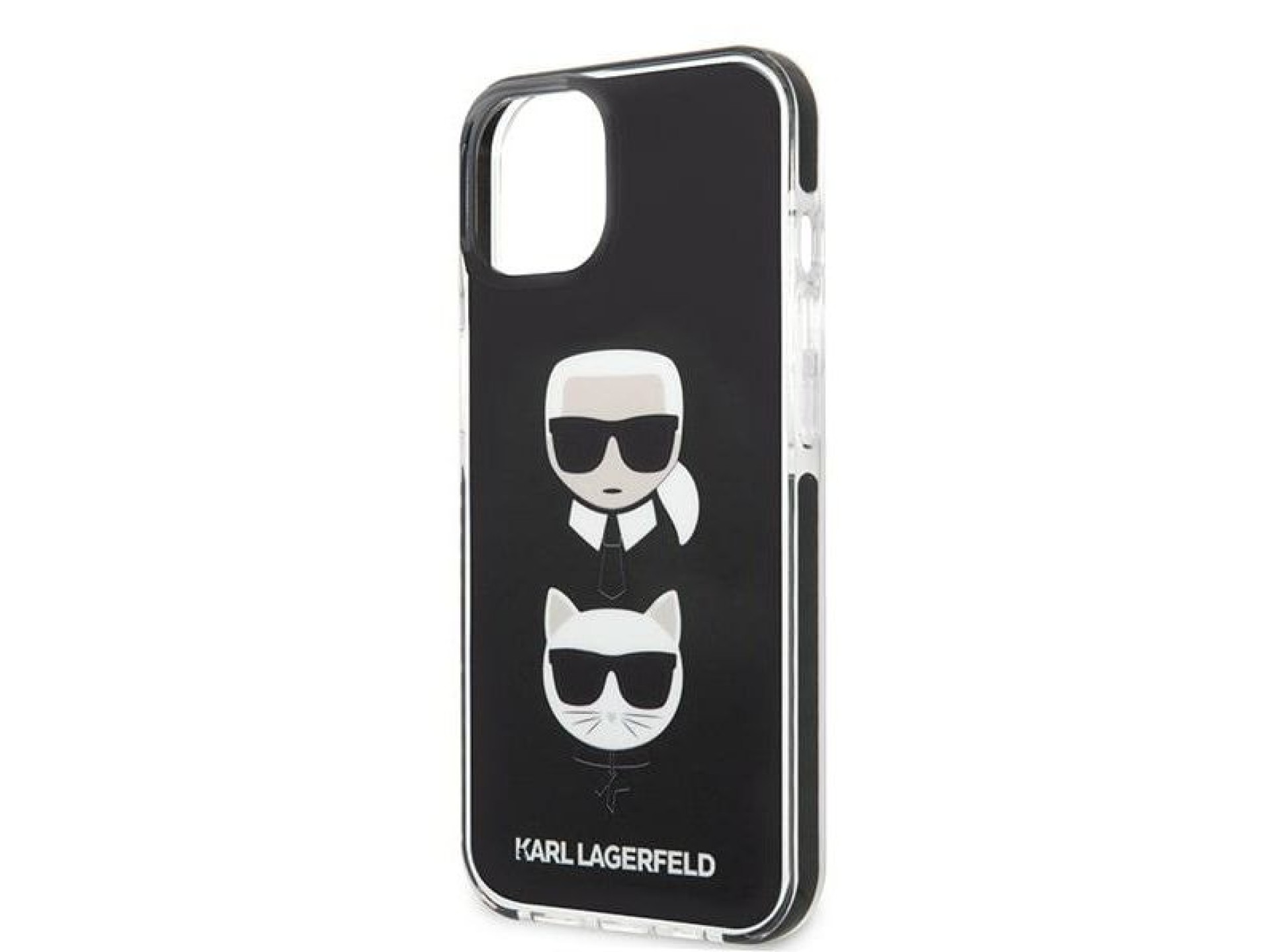 Funda Karl Lagerfeld Karl&Choupette para iPhone 13 - Negra