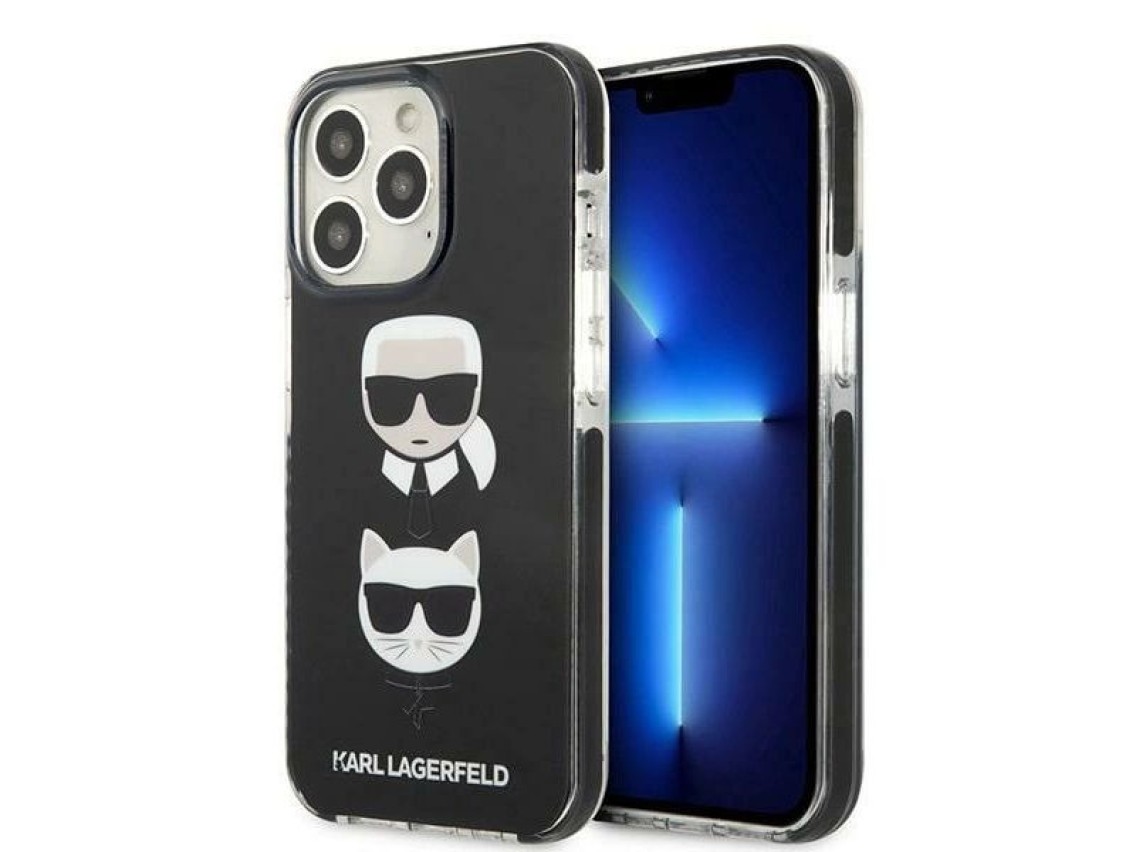 Karl Lagerfeld Karl&Choupette Head Case for iPhone 13 Pro / iPhone 13 - Black