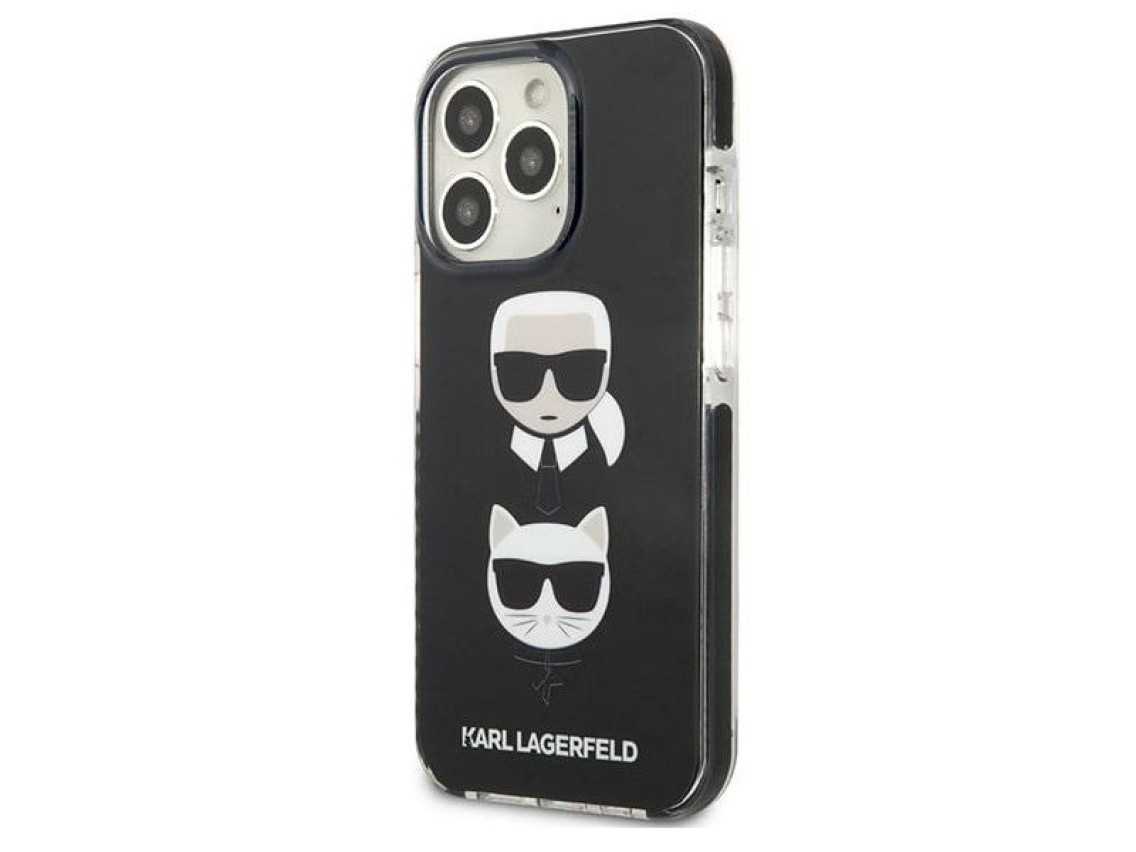 Karl Lagerfeld Karl&Choupette Head Case for iPhone 13 Pro / iPhone 13 - Black