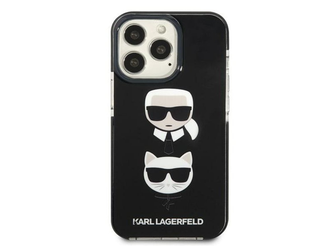 Karl Lagerfeld Karl&Choupette Head Case for iPhone 13 Pro / iPhone 13 - Black