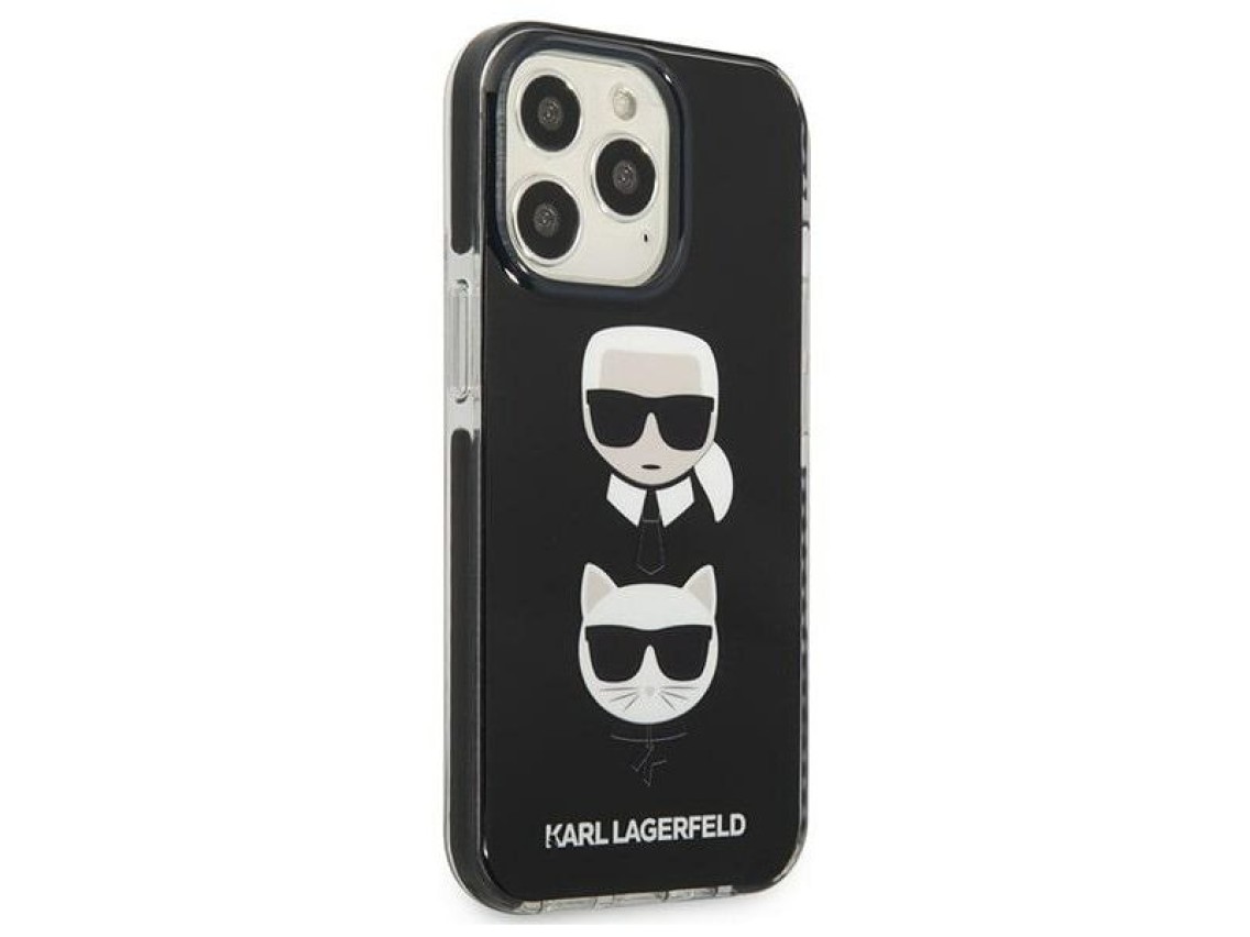 Karl Lagerfeld Karl&Choupette Head Case for iPhone 13 Pro / iPhone 13 - Black