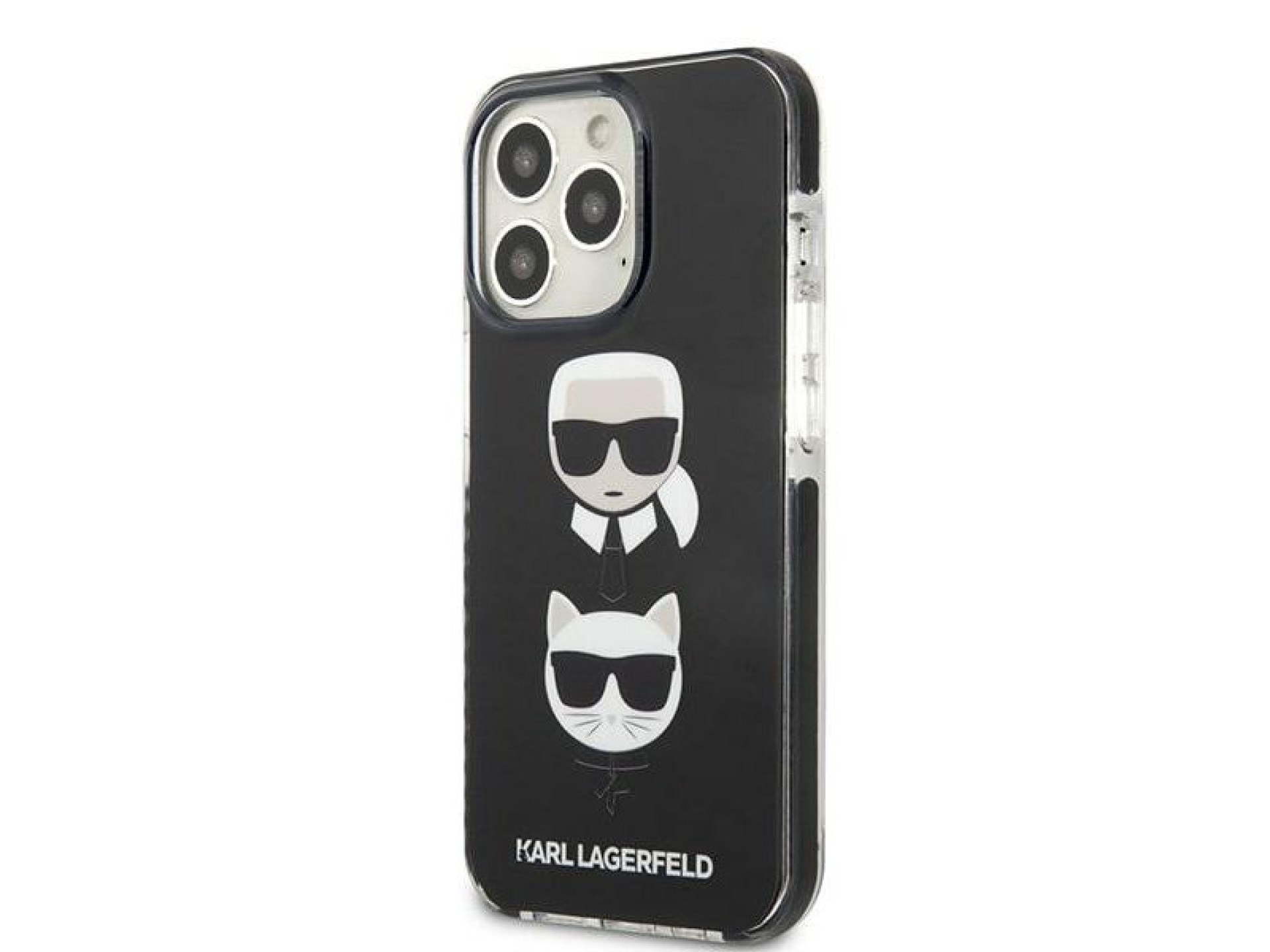 Karl Lagerfeld Karl&Choupette Head Case for iPhone 13 Pro Max - Black