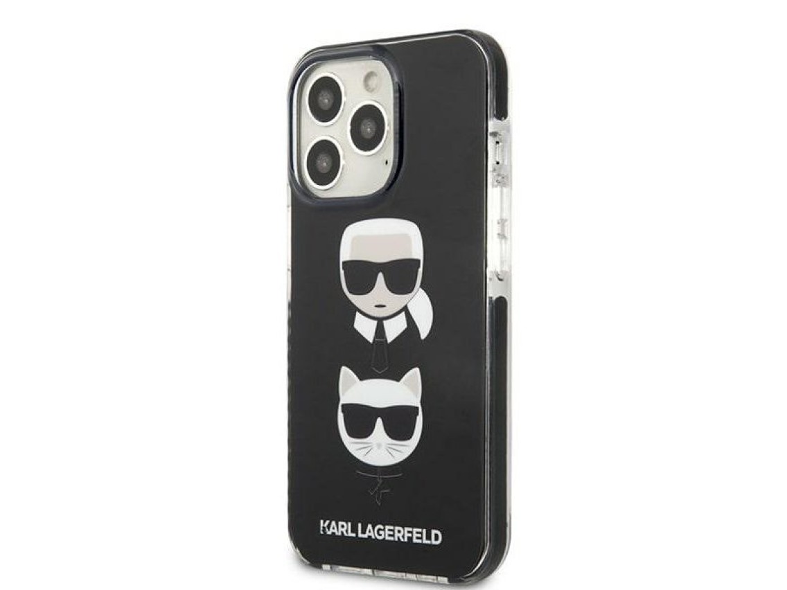 Karl Lagerfeld Karl&Choupette Head Case for iPhone 13 Pro Max - Black