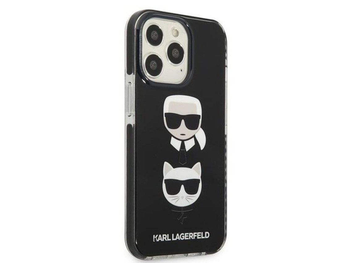 Karl Lagerfeld Karl&Choupette Head Case for iPhone 13 Pro Max - Black
