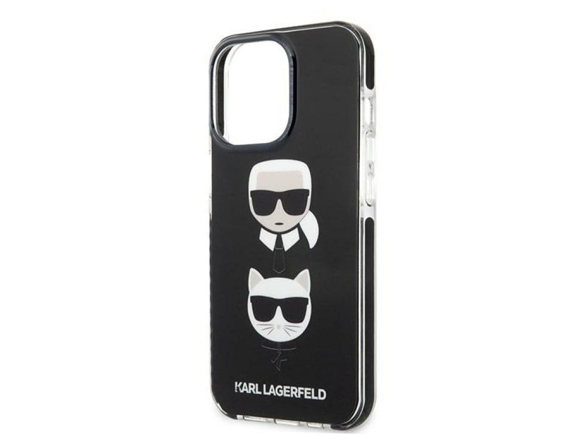 Karl Lagerfeld Karl&Choupette Head Case for iPhone 13 Pro Max - Black