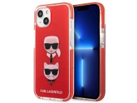 Capa Karl Lagerfeld Karl&Choupette Head para iPhone 13 mini - Vermelha Capa Karl Lagerfeld Karl&Choupette Head para iPhone 13 mini - Vermelha