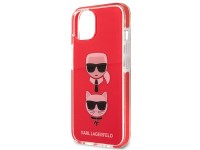 Capa Karl Lagerfeld Karl&Choupette Head para iPhone 13 mini - Vermelha Capa Karl Lagerfeld Karl&Choupette Head para iPhone 13 mini - Vermelha