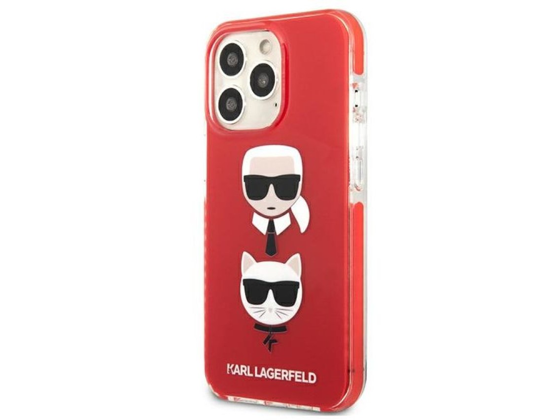 Karl Lagerfeld Karl&Choupette Head Case for iPhone 13 Pro / iPhone 13 - Red