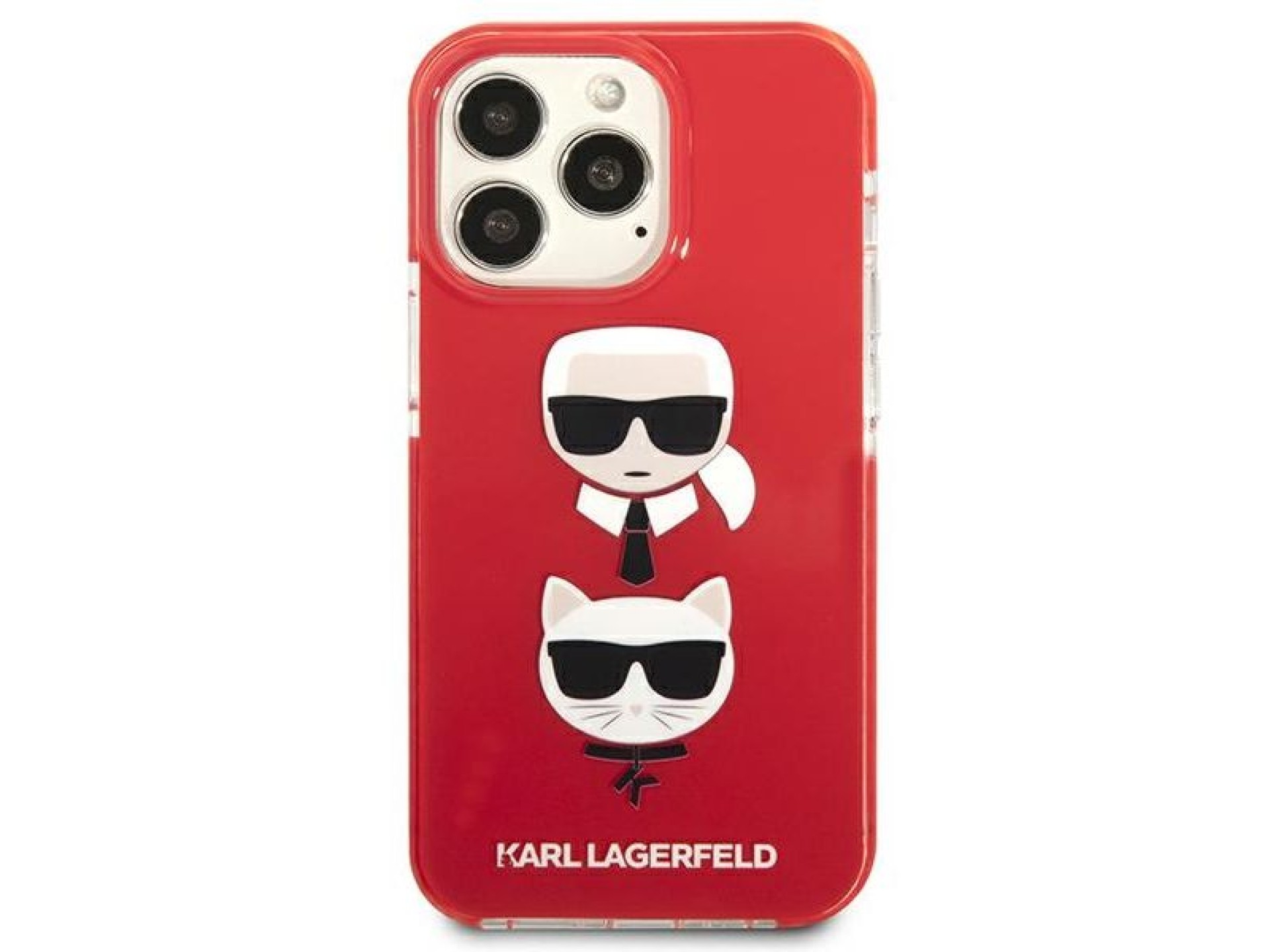 Karl Lagerfeld Karl&Choupette Head Case for iPhone 13 Pro / iPhone 13 - Red