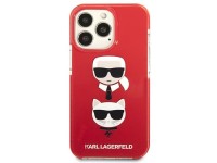 Karl Lagerfeld Karl&Choupette Head Case for iPhone 13 Pro / iPhone 13 - Red Karl Lagerfeld Karl&Choupette Head Case for iPhone 13 Pro / iPhone 13 - Red