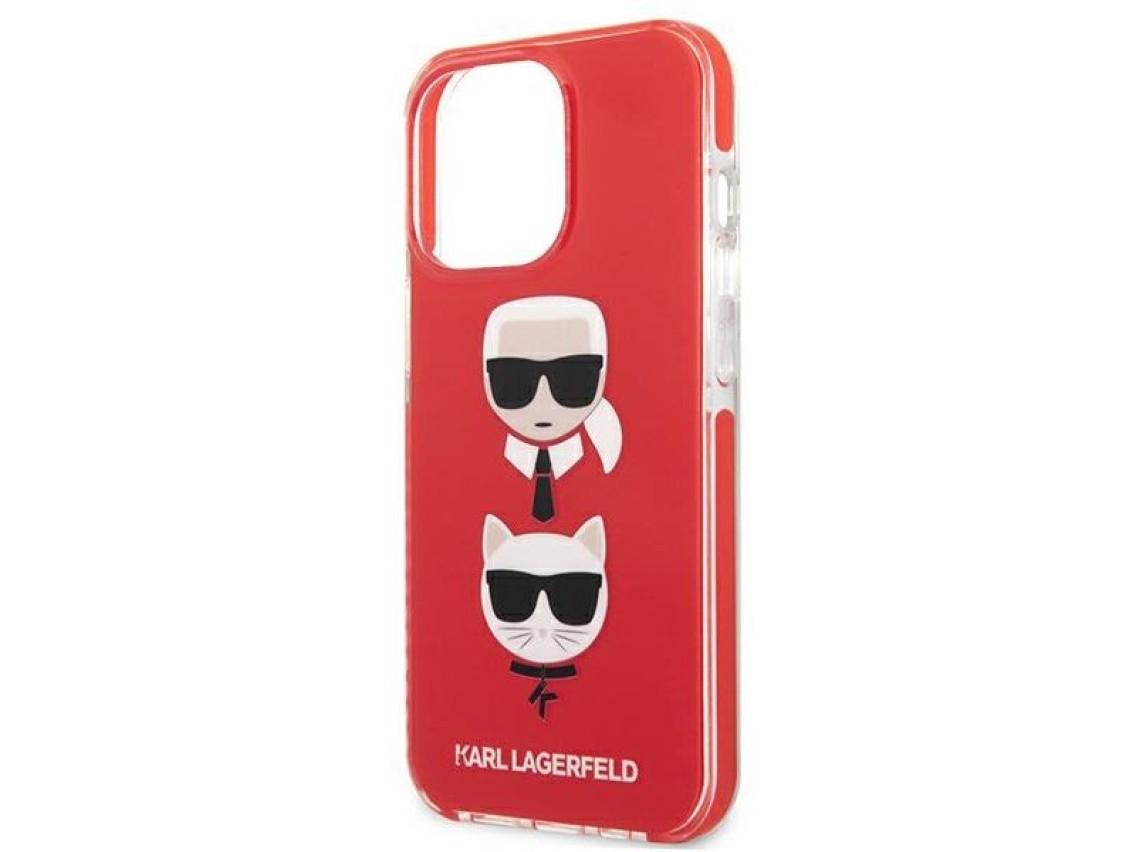 Karl Lagerfeld Karl&Choupette Head Case for iPhone 13 Pro / iPhone 13 - Red