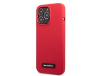 Karl Lagerfeld KLHCP13LSLMP1R iPhone 13 Pro / 13 6.1" hardcase red/red Silicone Plaque Karl Lagerfeld KLHCP13LSLMP1R iPhone 13 Pro / 13 6.1" hardcase red/red Silicone Plaque