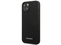 Karl Lagerfeld Silicone Plaque Case for iPhone 13 mini - Black
