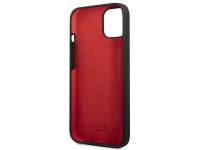 Karl Lagerfeld Silicone Plaque Case for iPhone 13 mini - Black