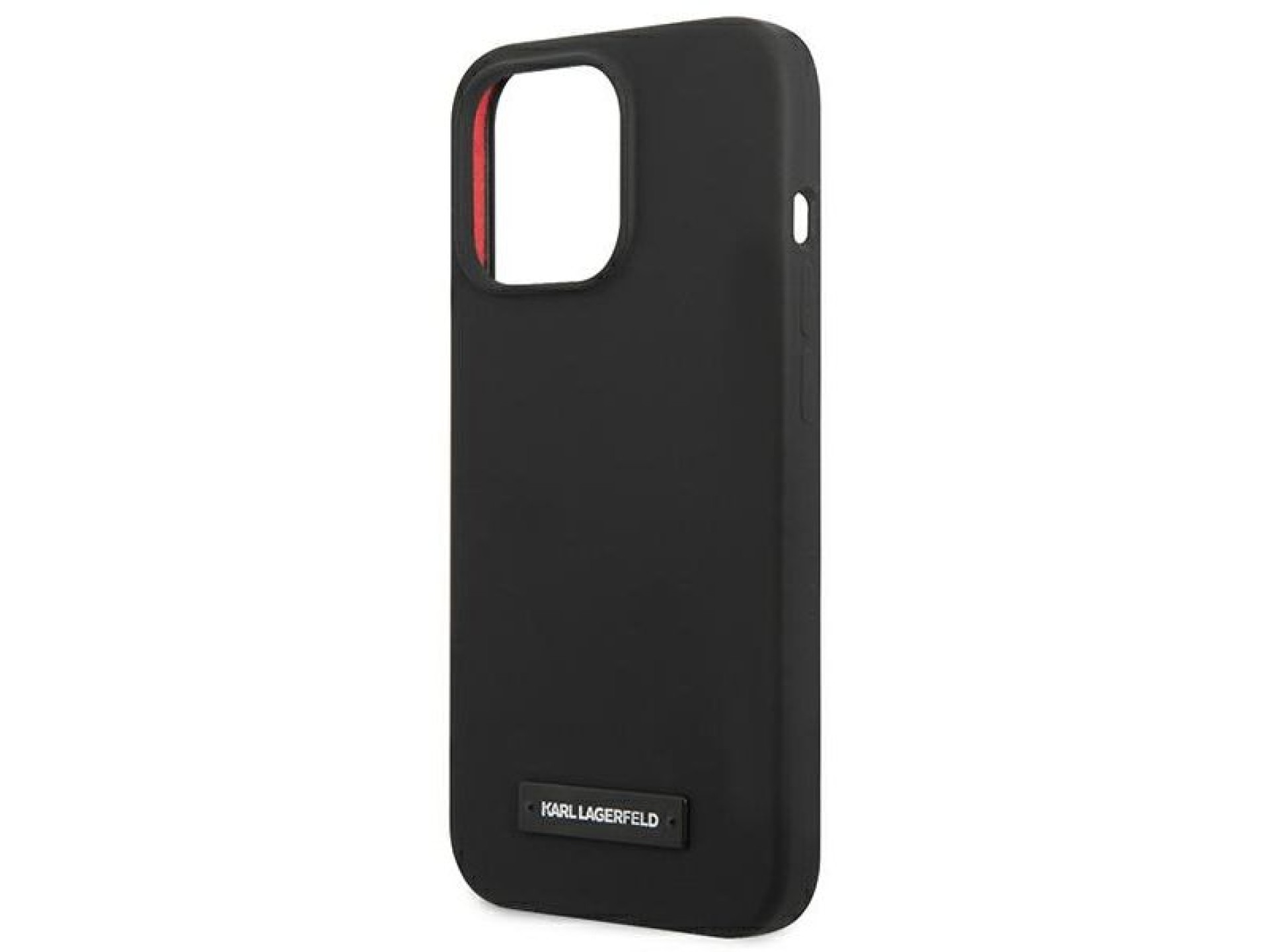 Capa de silicone Karl Lagerfeld para iPhone 13 Pro / iPhone 13 - Preta