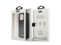 Karl Lagerfeld Silicone Plaque Case for iPhone 13 Pro Max - Black Karl Lagerfeld Silicone Plaque Case for iPhone 13 Pro Max - Black