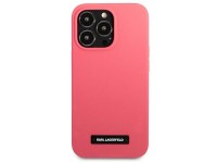 Capa de silicone Karl Lagerfeld para iPhone 13 Pro Max - Fúcsia Capa de silicone Karl Lagerfeld para iPhone 13 Pro Max - Fúcsia