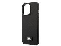 Karl Lagerfeld KLHCP13LSFMP2K iPhone 13 Pro / 13 6.1" estuche rígido negro/negro Saffiano Placa Karl Lagerfeld KLHCP13LSFMP2K iPhone 13 Pro / 13 6.1" estuche rígido negro/negro Saffiano Placa