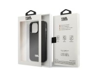 Karl Lagerfeld KLHCP13LSFMP2K iPhone 13 Pro / 13 6.1" estuche rígido negro/negro Saffiano Placa Karl Lagerfeld KLHCP13LSFMP2K iPhone 13 Pro / 13 6.1" estuche rígido negro/negro Saffiano Placa