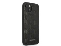Karl Lagerfeld KLHCP13SMNMP1K iPhone 13 mini 5,4" carcasa r�gida negra / placa Monogram negra