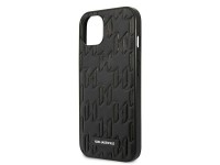 Karl Lagerfeld KLHCP13SMNMP1K iPhone 13 mini 5,4" carcasa r�gida negra / placa Monogram negra