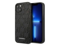 Karl Lagerfeld KLHCP13SMNMP1K iPhone 13 mini 5,4" carcasa r�gida negra / placa Monogram negra
