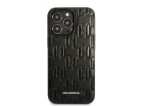 Funda con placa de monograma de Karl Lagerfeld para iPhone 13 Pro Max - Negra Funda con placa de monograma de Karl Lagerfeld para iPhone 13 Pro Max - Negra