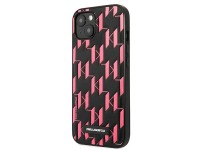 Karl Lagerfeld KLHCP13SMNMP1P iPhone 13 mini 5,4 "hardcase pink / pink Monogram Plaque Karl Lagerfeld KLHCP13SMNMP1P iPhone 13 mini 5,4 "hardcase pink / pink Monogram Plaque