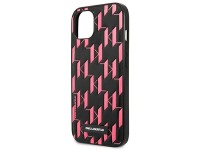 Karl Lagerfeld KLHCP13SMNMP1P iPhone 13 mini 5,4 "hardcase pink / pink Monogram Plaque Karl Lagerfeld KLHCP13SMNMP1P iPhone 13 mini 5,4 "hardcase pink / pink Monogram Plaque
