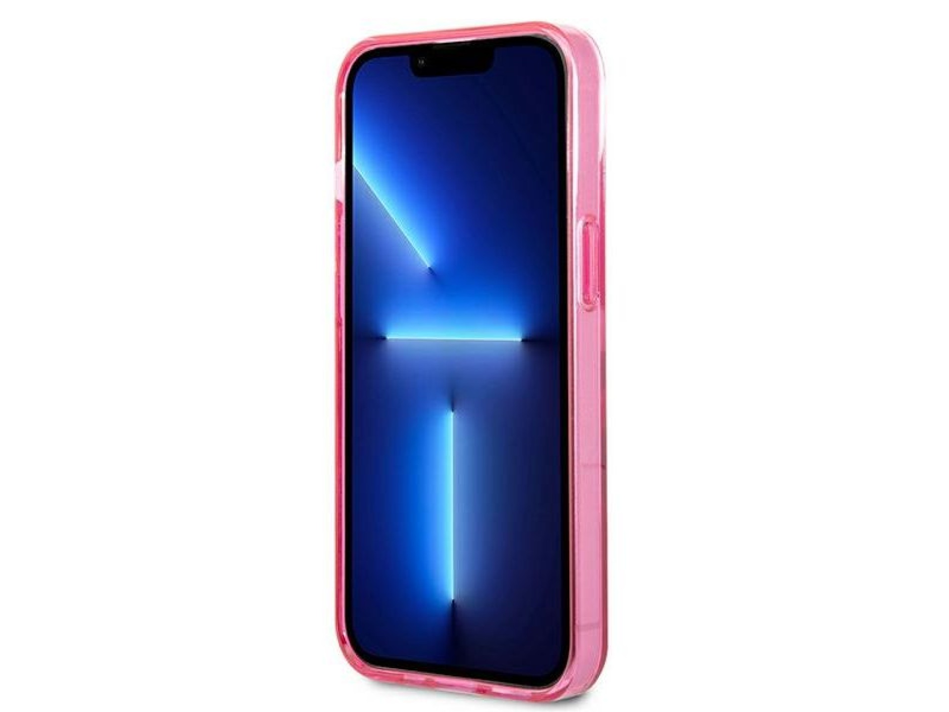 Capa Karl Lagerfeld Gradient Ikonik Karl&Choupette para iPhone 13 mini - Rosa
