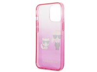 Funda Karl Lagerfeld Gradient Ikonik Karl&Choupette para iPhone 13 Pro / iPhone 13 - Rosa Funda Karl Lagerfeld Gradient Ikonik Karl&Choupette para iPhone 13 Pro / iPhone 13 - Rosa
