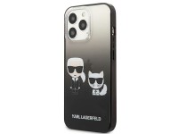 Capa Karl Lagerfeld Gradient Ikonik Karl&Choupette para iPhone 13 Pro / iPhone 13 - Preta Capa Karl Lagerfeld Gradient Ikonik Karl&Choupette para iPhone 13 Pro / iPhone 13 - Preta