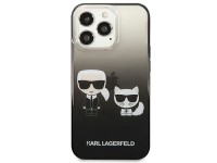 Capa Karl Lagerfeld Gradient Ikonik Karl&Choupette para iPhone 13 Pro / iPhone 13 - Preta Capa Karl Lagerfeld Gradient Ikonik Karl&Choupette para iPhone 13 Pro / iPhone 13 - Preta